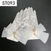 Lace Pearl Satin Bridal Gloves - Short Wedding Photo Accessory