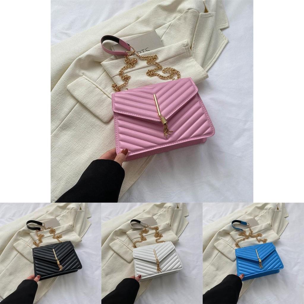 Fashionable Chain Strap Small Square Bag For Women Stylish Simple Design Casual Everyday Use