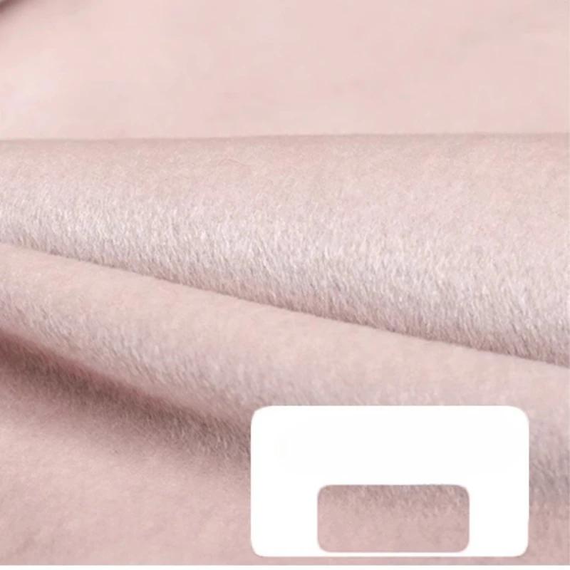 2025 Autumn and Winter New All-Australian Wool Single-sided Cashmere Fabric High-end Custom Short Wool Coat Wool Fabric