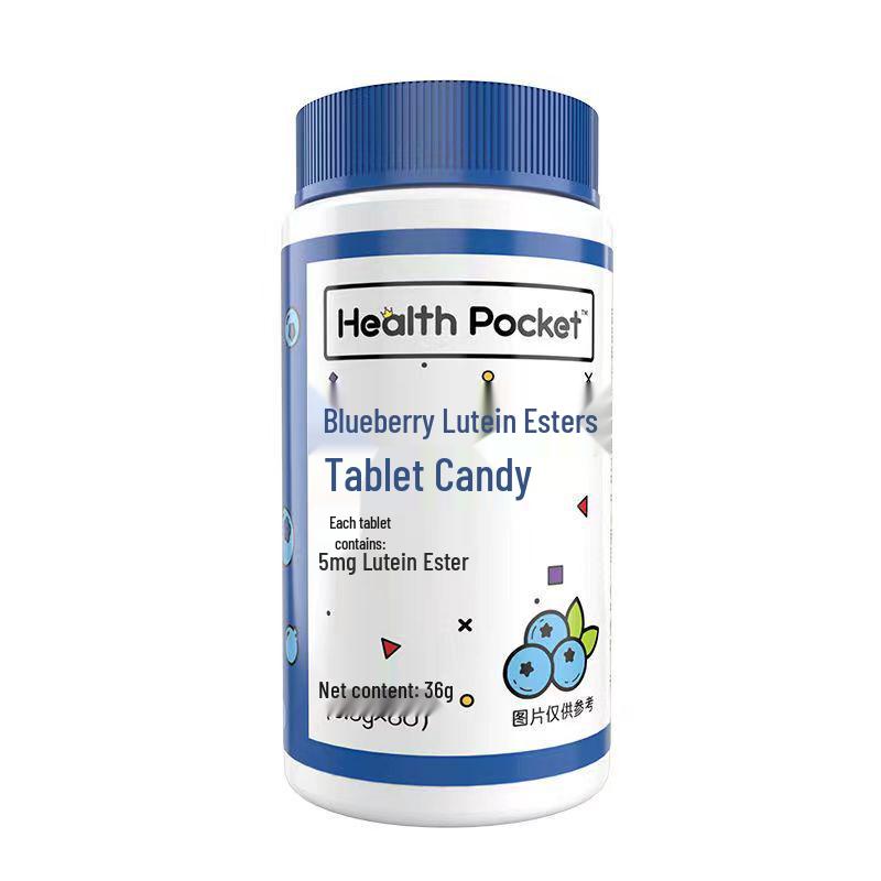 Nott/Land Blueberry Lutein Ester Tablets - 60 Count for Eye Support During Late Nights, Overtime, and Studying.
