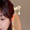 Beaded Tassel For Girls Braided Hairpins Hanfu Hairpins Women Hair Sticks Flower Chinese Hair Fork