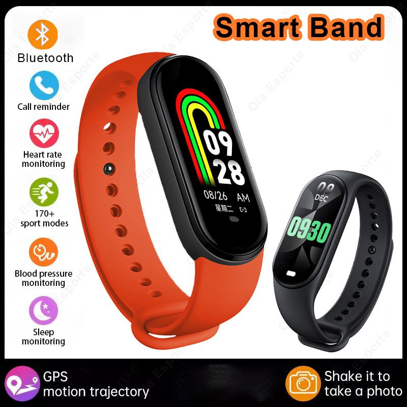 M6 Smart Band IP67 Waterproof Sport Watch Men and Woman Blood Pressure Heart Rate Monitor Fitness Smart Bracelet For Android Ios