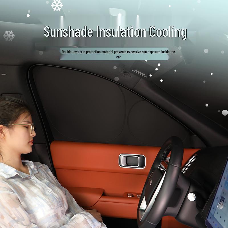 Ideal L6L9 Car Sunshade: Heat Insulation, Privacy, and Light-Blocking Curtain