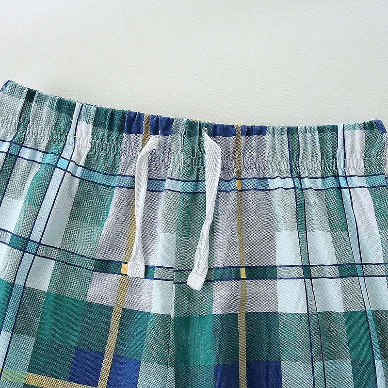 Summer new boys' suit children's suit knitted cotton medium and small children's two-piece set children's shorts suit