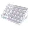Multi-Layer Transparent Display Rack for Nail Polish, Lipstick, and Cosmetics