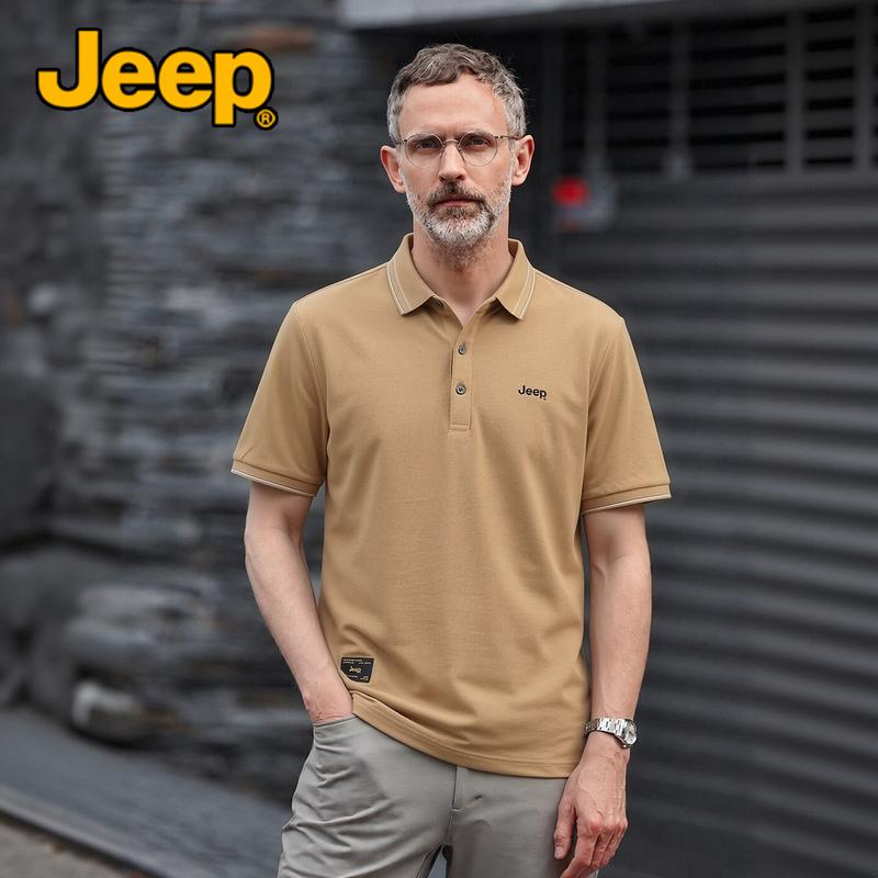 JEEP Men s Silk Blend Short Sleeve Polo Shirt XL