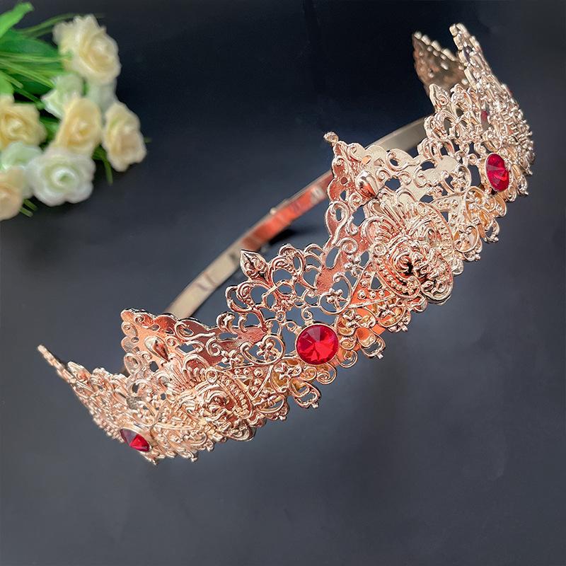 Men's Crown Tiara Prince Crown King Beauty Pageant Crown Queen Bar Performance Crown Unisex Crown