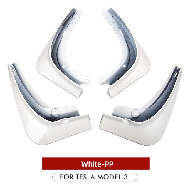 Flaps de noroi pentru mașină Flaps de noroi pentru Tesla Model Y 2023 2022 Apărător Apărător roată față spate Apărător de noroi din fibră de carbon ABS fără găurire