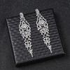 European and American New High-end Long Earrings, Crystal Bridal Wedding Dress Accessories, Fashion Hot Sale, New Year's Earrings