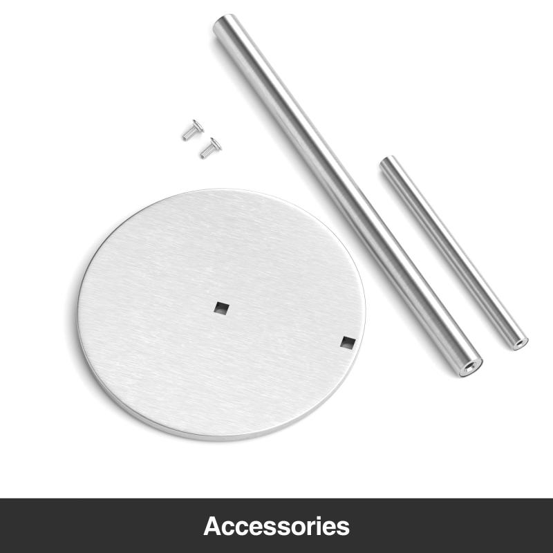 Kitchen Roll Paper Towel Rack Bathroom Stainless Steel Standing Paper Holder Silver Tissue Napkins Rack Home Table Decor