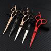 6.0 Inch, Painted Half Body Black, Gold Personality, Trendy Style, Hair Scissors, Hair Scissors, Flat Scissors, Bangs.