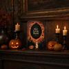Portable Iron Box DIY Mini Photo Frames Silhouette Tin Box, Halloween Miniature Small Storage Picture Display Container for Party Home Decor