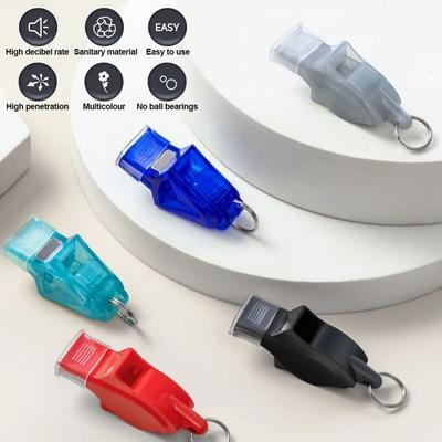 125dB Professionelle Schiedsrichterpfeife - Wasserdicht & Rostfrei Kunststoff Sportwerkzeug für Fußball/Basketball/Volleyball