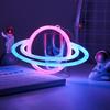 Double-Sided LED Neon Light for Romantic Room Decor