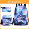 Stylish School Bag Anime Cartoon Print Breathable Canvas Backpack