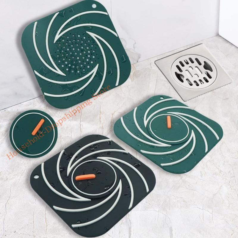 85AD Multiple Functional Soaking Pool Sewer Lid Cover Impermeable Odor Control Standard 4pcs
