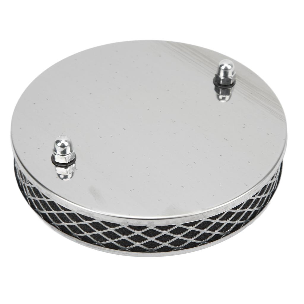 14x3cm High Flow Air Filter Chrome Metal Replacement for SU HS2 1¼ Inch Carburettor