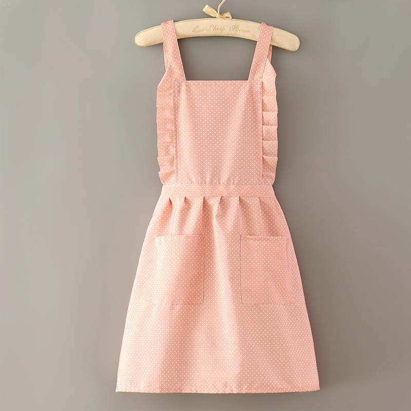 Japanese Style Oil-Proof Women's Apron for Manicure, Catering, and Cooking - Summer Work Uniform