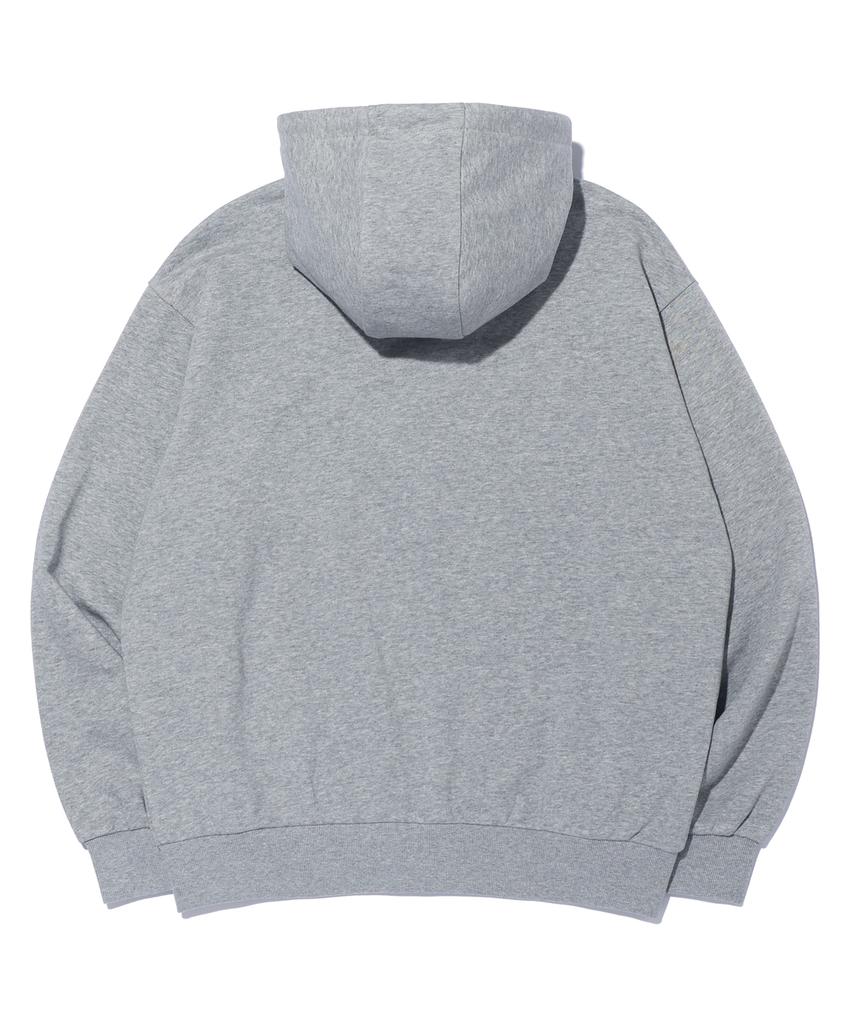 Rayfikers Ray Big Arch Logo Zip-Up Hoodie Mq6Tu145_Melange Grey