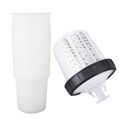 Paint Spray   Sprayer Cup Liners Lid System 50 Standard 20.3 Ounce(600ml) 190um Disposable Set Kit Replacement Accessories