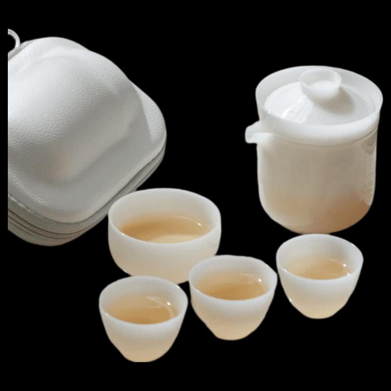 Portable Ceramic Travel Tea Set