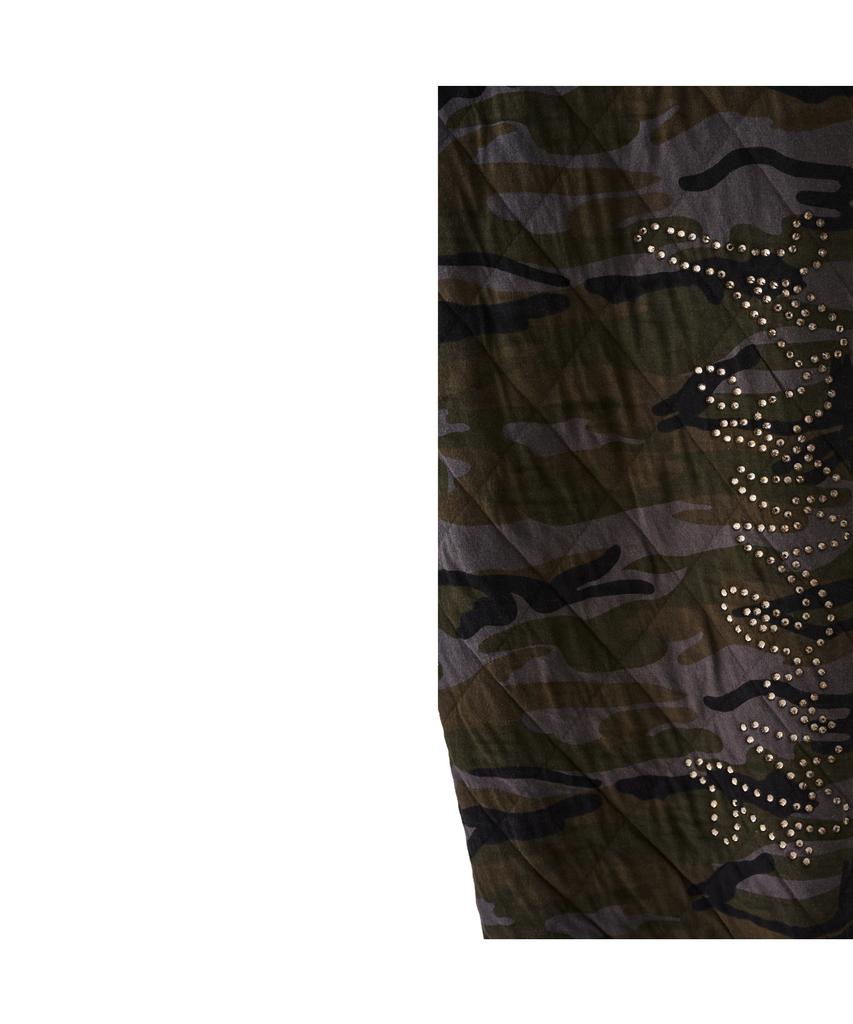 TUEWID Gauze Cotton Wadding Pants In Camoflage