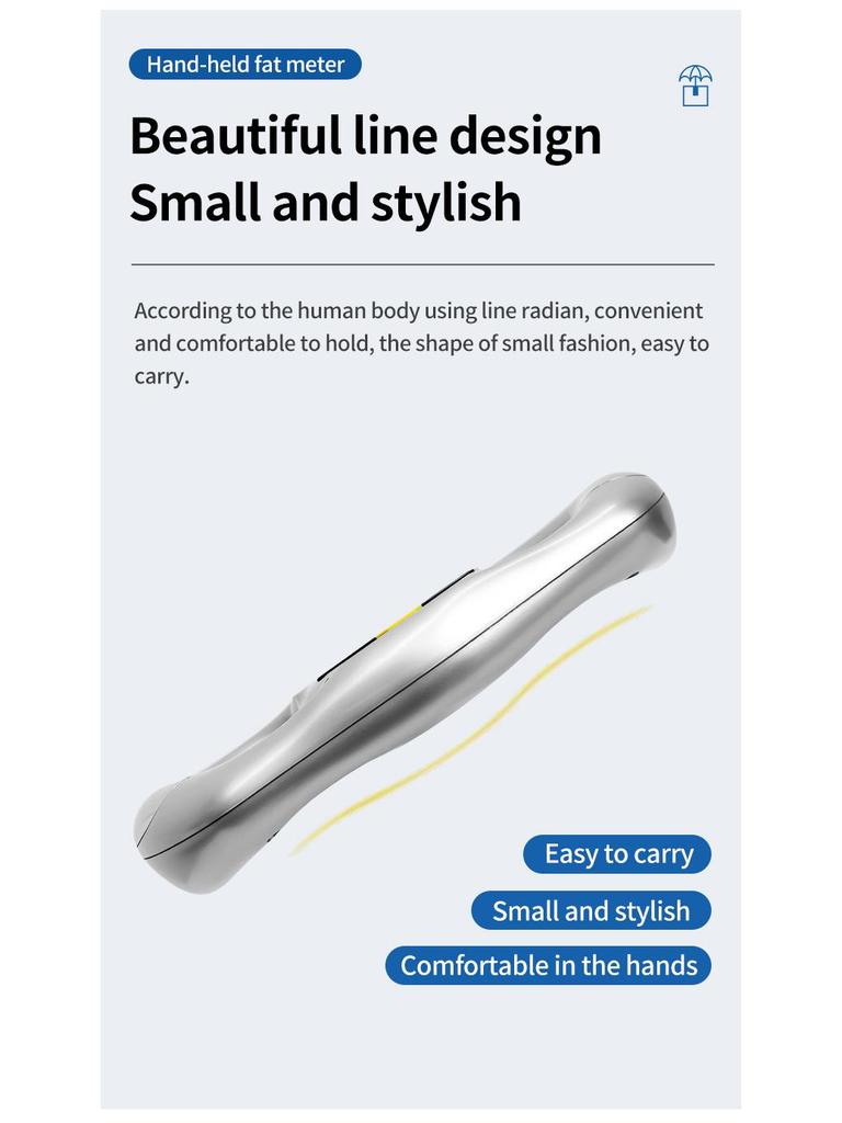 Handheld BMI Fat Tester: Portable Electronic Body Fat Analysis Device