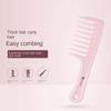 Hairdressing Pink Hair Brush Scalp Massage Fine Tooth Hair Combs Portable Wide Tooth Comb  Girls