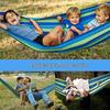 OLOEY Rainbow Canvas Outdoor Hammock