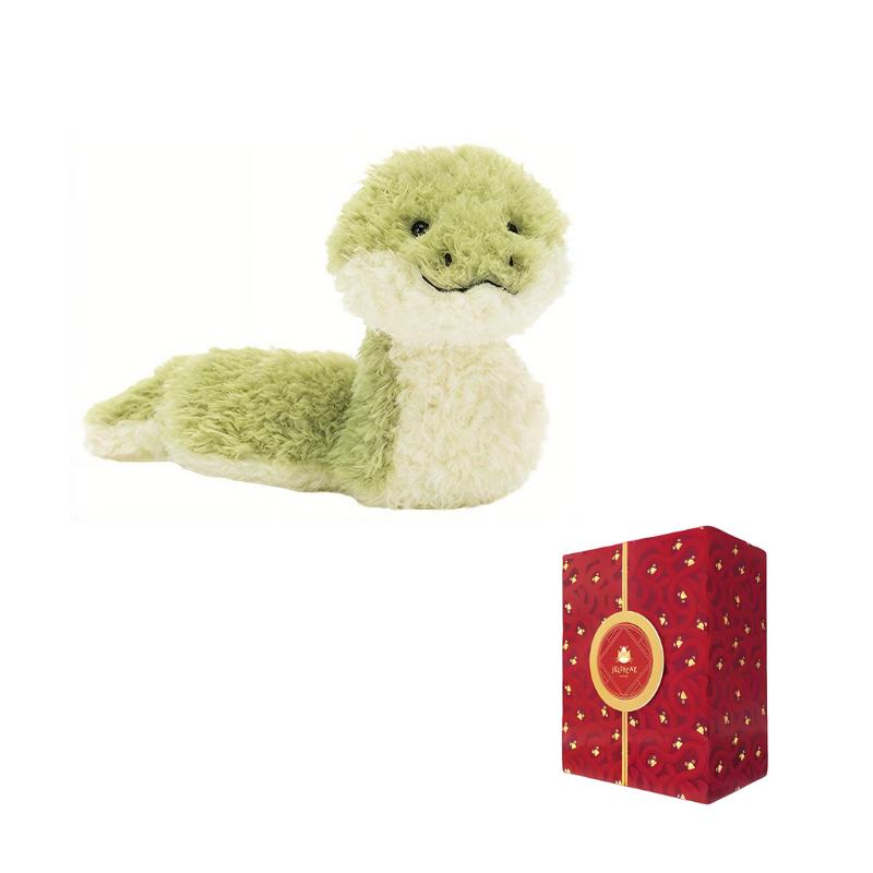 JELLYCAT Amphibien & Krabbelserie kleine Schlange Beruhigungspuppe Plüschtier 16 cm hoch
