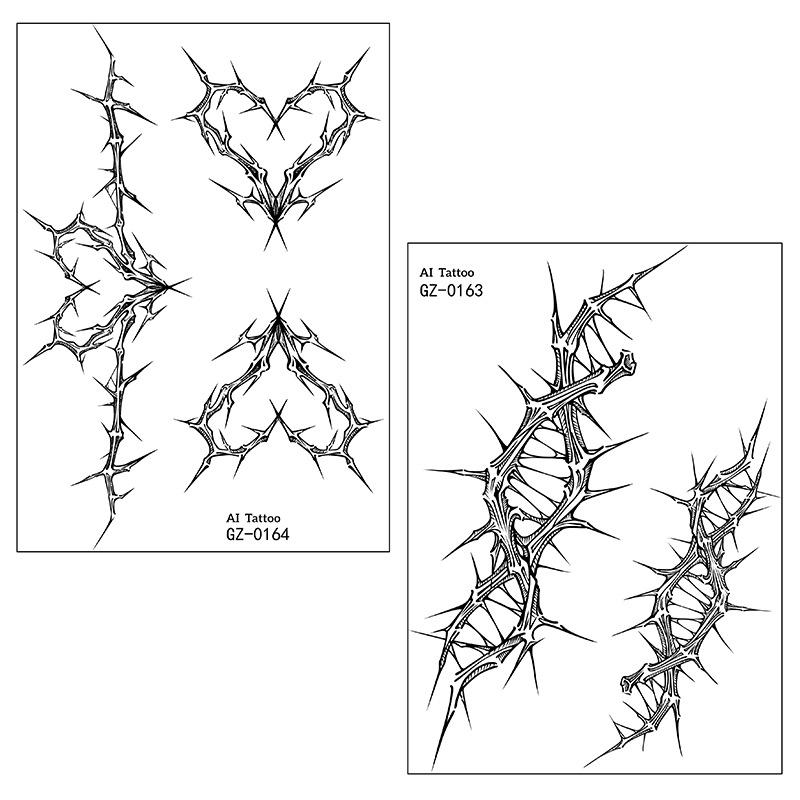 Herbal Tattoo Sticker Waterproof Flower Arm Simulation Tattoo Juice Tattoo Sticker Tattoo