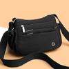 Middle-aged Mother's Bag - Simple and Lightweight Zipper Bag with Large Capacity, Single Shoulder Crossbody Bag