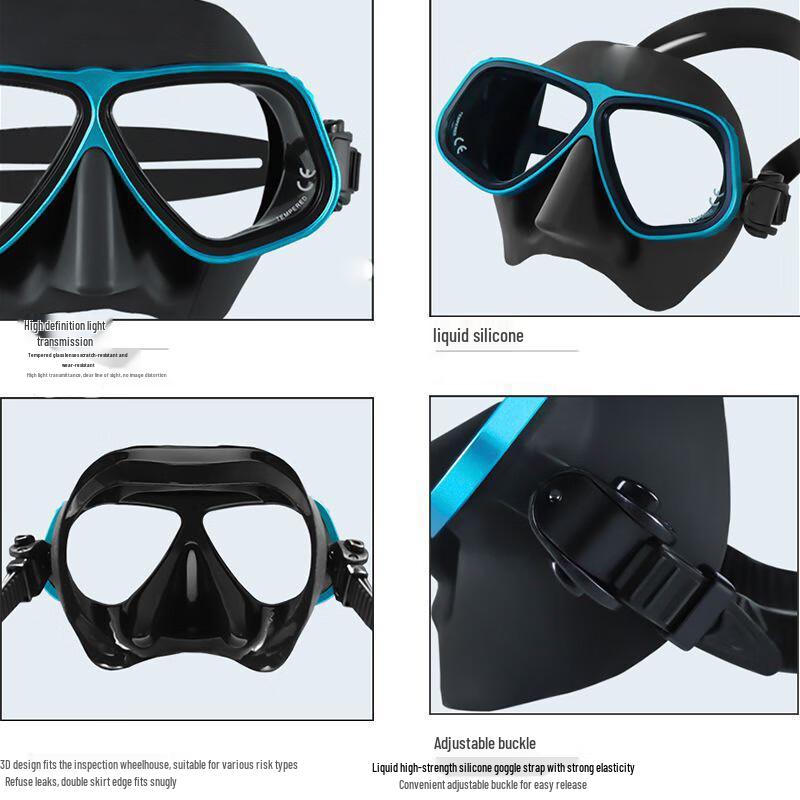 Shabat M206N Aluminum Frame Freediving Mask
