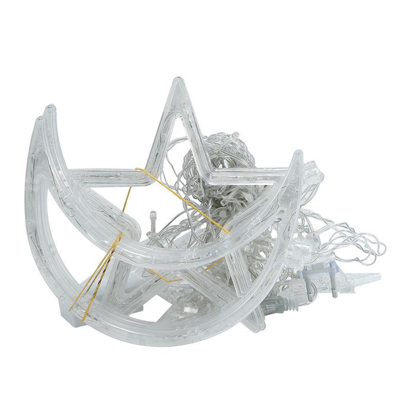 Samsung LED Curtain String Lights - Stars & Moon Decoration for Festivals