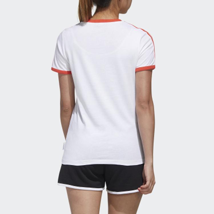 Adidas Neo Gudetama Kolaborační Sportovní Tričko s Krátkým Rukávem Dámské Tričko Bílé GL7211