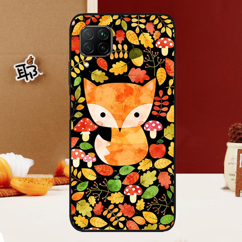 Autumn Leaves Fall Fox For Huawei Nova 12i 3i 7i 8i 11i 9 10 SE Y60 Y61 Y70 Y72 Y73 Y90 Y91 P20 P30 P40 Lite Case