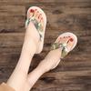 Women Summer EVA Slipper Bohemian Satin Ribbon Female Flip Flop 2025 Beach Simple Leisure Ladies Shoes Sandal