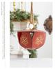 European Vintage Wrought Iron Snowflake Bell Pendant Christmas Decoration