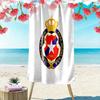 Wisła poster Print Beach Towel, Large Soft Quick Dry Towel for Beach Camping Swimming