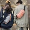 Large Capacity Chest Bag Minimalist Versatile Casual Crossbody Bag Water Resistant Shoulder Bag for Students
