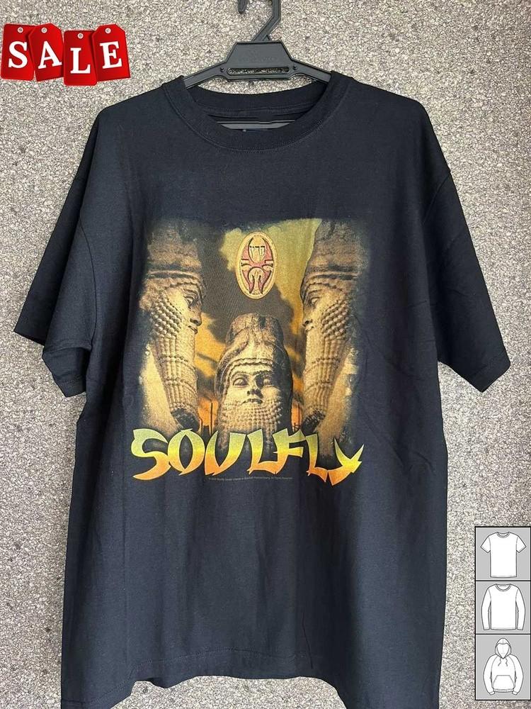 

Hot Soulfly Band Gift For Fans Black All Size Shirt LW844 Unisex T-Shirt S
