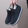 Cotton Shoes for Men 2025 New Winter Edition with Thick Velvet for Warmth Anti slip for Middle aged and Elderly Dad's Shoes