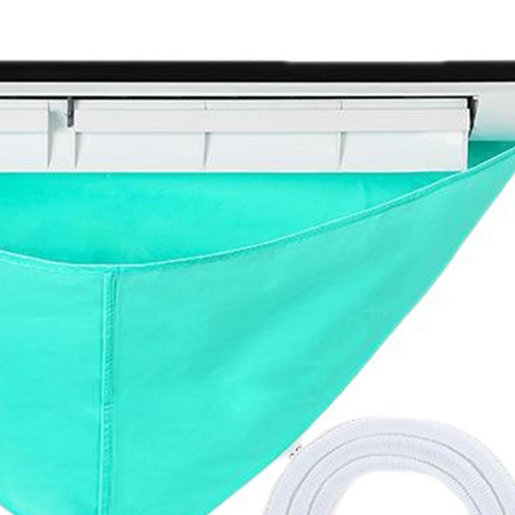 Split Air Conditioning Washing Bag AC Dust Cleaning Protective Service Cover with Drain Port Water Pipe