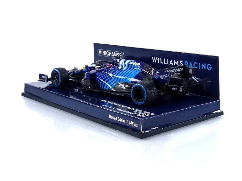Minichamps Williams M FW43B Russell 2021 Belgium GP 2nd place Completed product 1/43