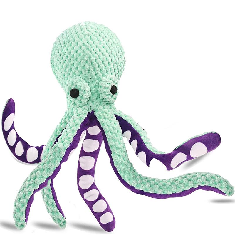 Plush Octopus Dog Toy: Interactive Sound, Anti-Boredom, Durable Companion for Large Dogs