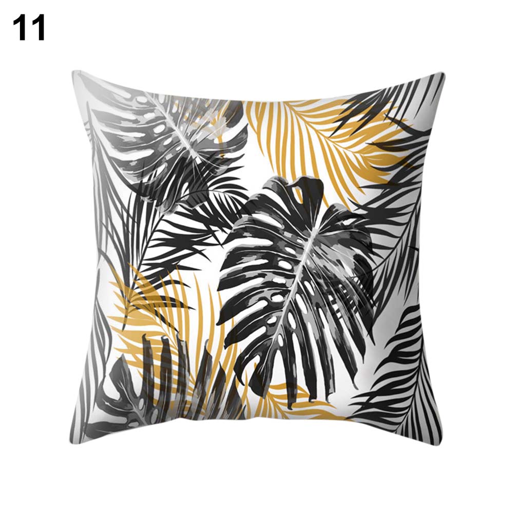 Tropical Plant Leaf Cactus Throw Pillow Case Cushion Cover Sofa Bed Car Decor