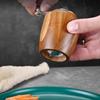 Manual Wooden Spice Mill Ceramic Grinding Core Pepper Grinding Bottle BBQ Salt Mill  Restaurant