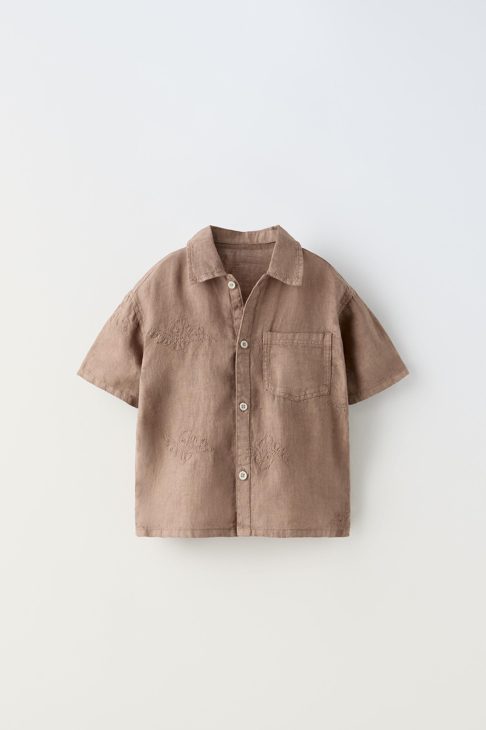 

ЛЬНЯНАЯ РУБАШКА С ВЫШИВКОЙ