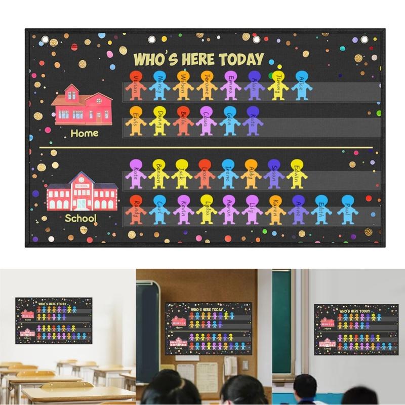 Classroom Attendance Chart Who is Here Today Chart Teacher Accessories for Classroom Management