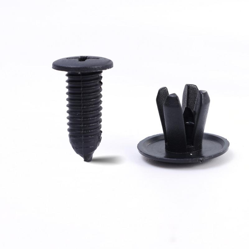 8mm Plastic Rivets Fastener Screw Car Bumper Fender Trim Panel Retainer Fasteners Clip Car Accessories